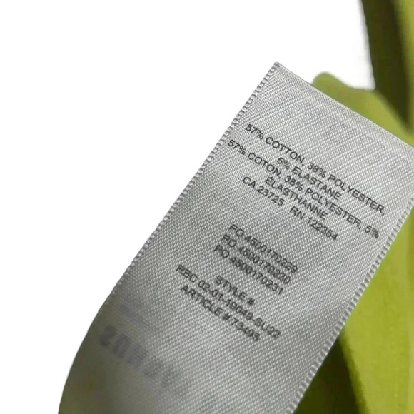 Sunday Best Besthug Lime Green Monarch 1/2 Zip Longsleeve Crop in Size Medium - Picture 8 of 8